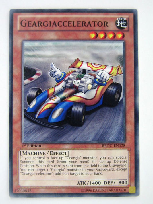 Yugioh Cards: GEARGIACCELERATOR REDU # 10I36