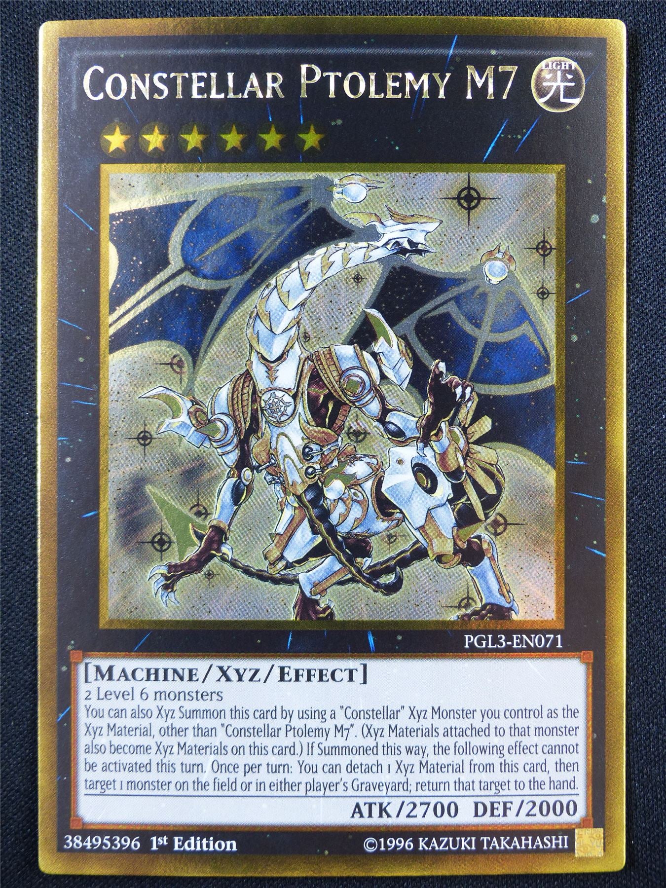 Constellar Ptolemy M7 PGL3 Gold Rare - 1st ed Yugioh Card #37W