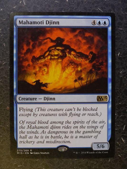 MTG Magic Cards: MAHAMOTI DJINN # 7G78