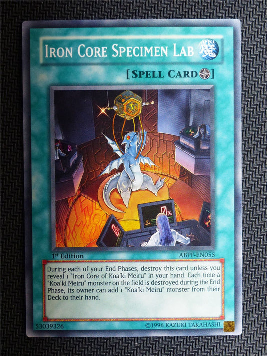 Iron Core Speciemen Lab - ABPF - Super Rare - Yugioh Card # 1E13