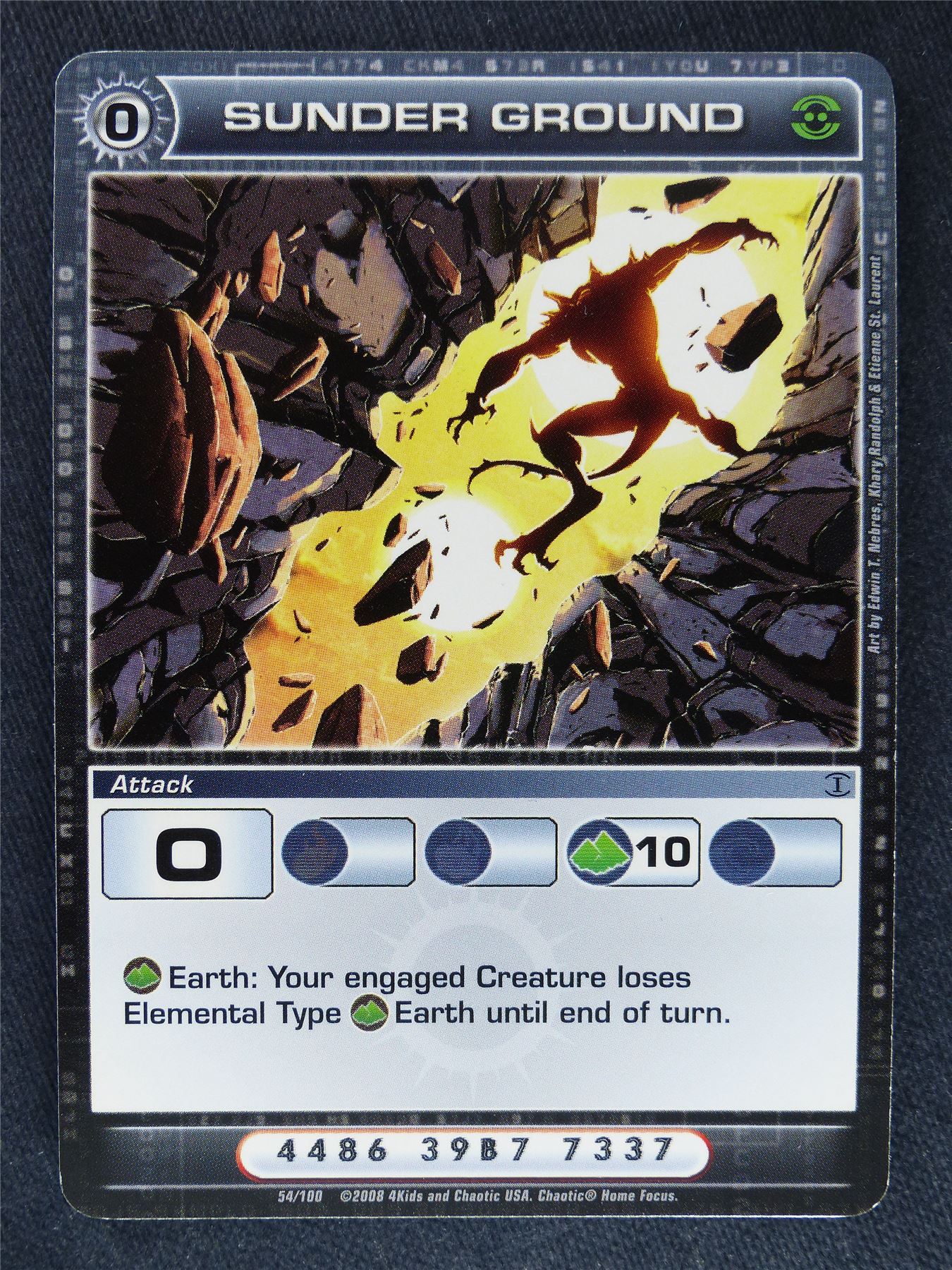 Sunder Ground 54/100 - Chaotic Cards #IM