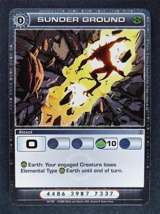 Sunder Ground 54/100 - Chaotic Cards #IM