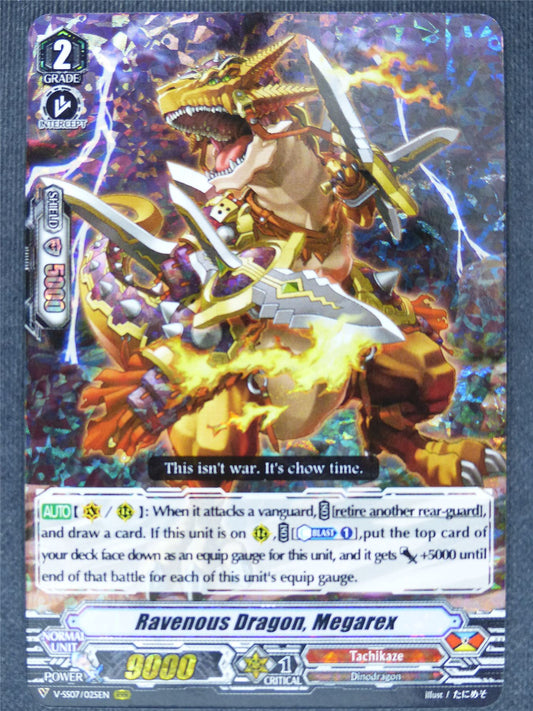 Ravenous Dragon Megarex V-SS07 RRR - Vanguard Cards #HC