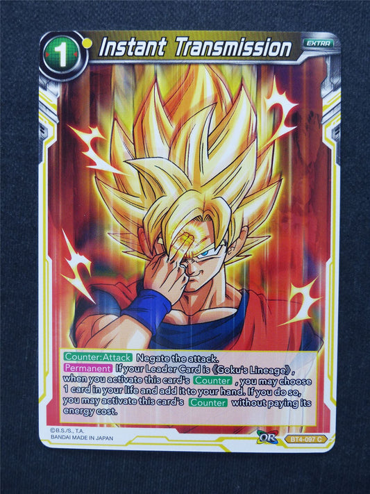 Instant Transmission - Dragon Ball Super Cards #DZ