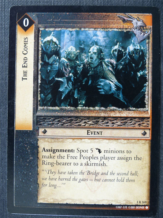 The End Comes 1 R 169 - LotR Card #4A6