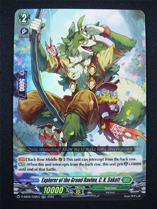 Explorer of the Grand Ravine C. K. Sakatt D-SS02 RR - Vanguard Card #30P