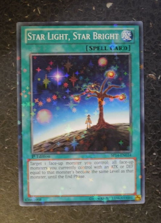 YuGiOh Cards: STAR LIGHT STAR BRIGHT SP14 STARFOIL # G49