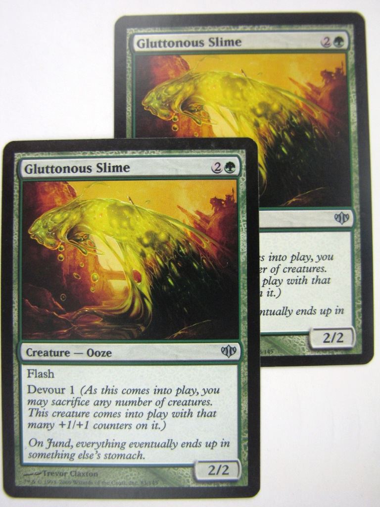 MTG Magic Cards: GLUTTONOUS SLIME x2 # 8G90