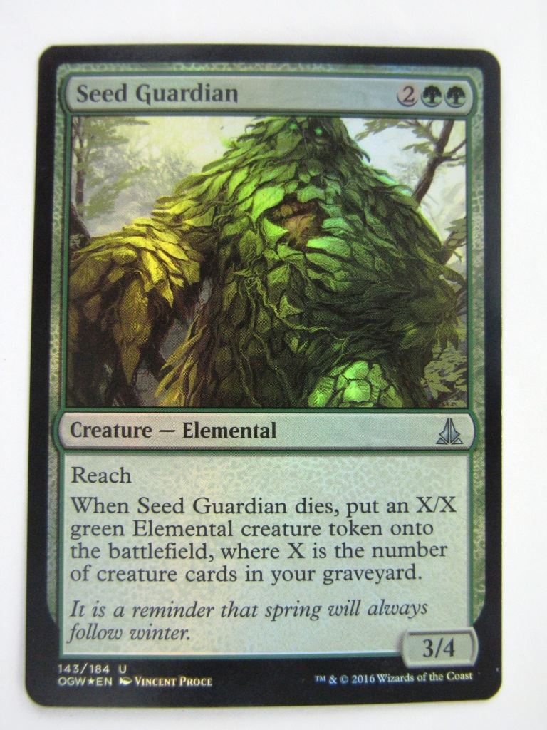 MTG Magic Cards: SEED GUARDIAN FOIL # 9C68