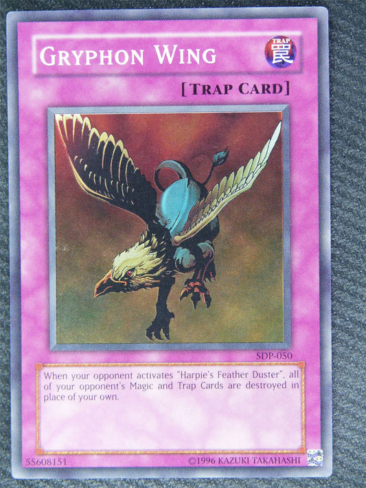 Gryphon Wing SDP Super Rare - Yugioh Card #836