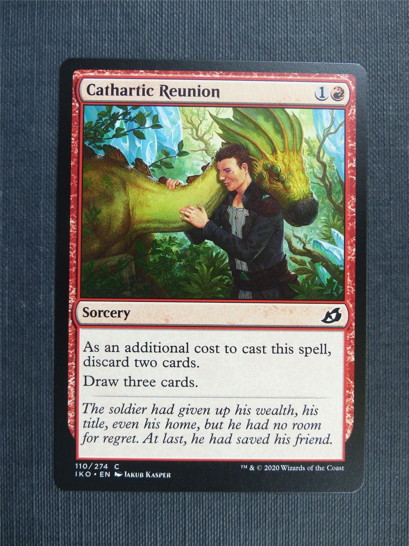 Cathartic Reunion - IKO Mtg Card