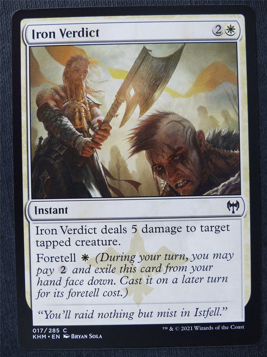 Iron Verdict - Mtg Magic Cards #15