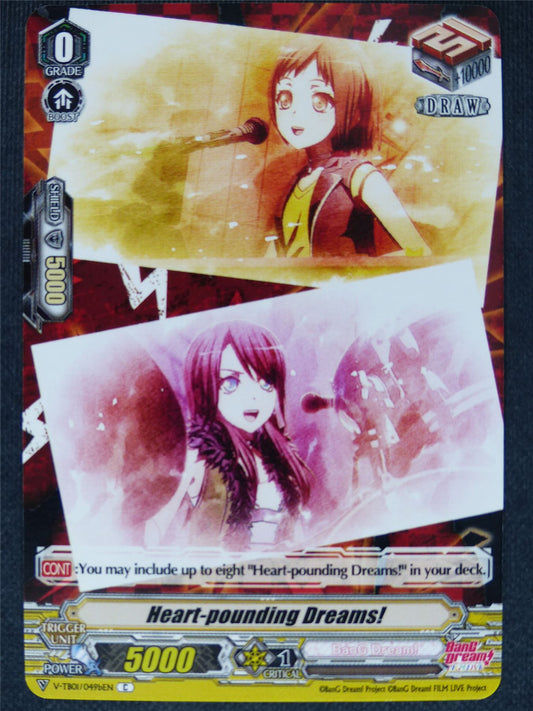 heart-Pounding Dreams! V-TB01b C - Vanguard Cards #FU