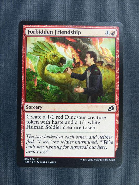 Forbidden Friendship - IKO Mtg Card