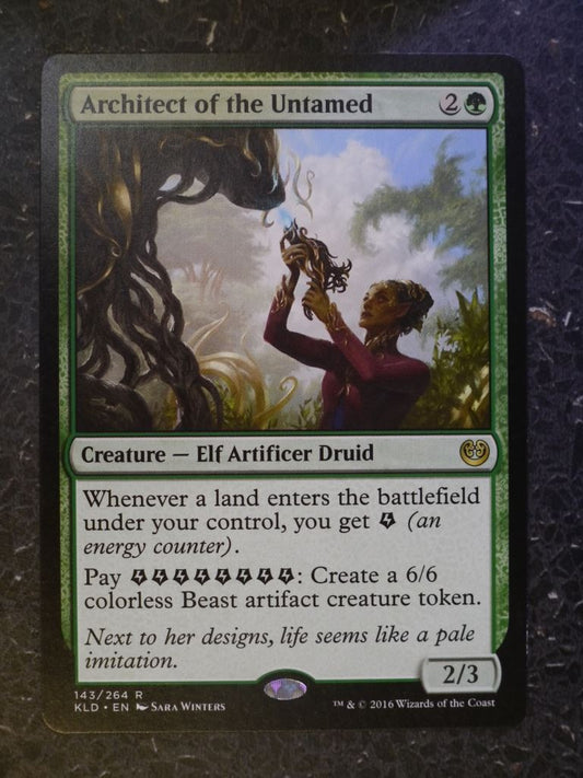 MTG Magic Cards: ARCHITECT OF THE UNTAIMED # 6J92