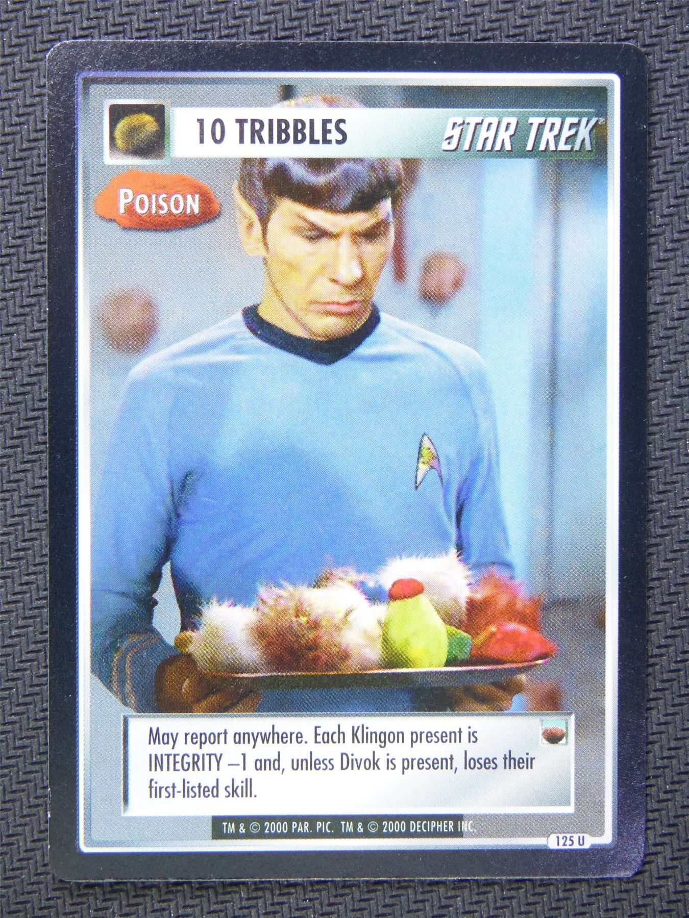 Ten Tribbles Poison - Star Trek CCG #5BG