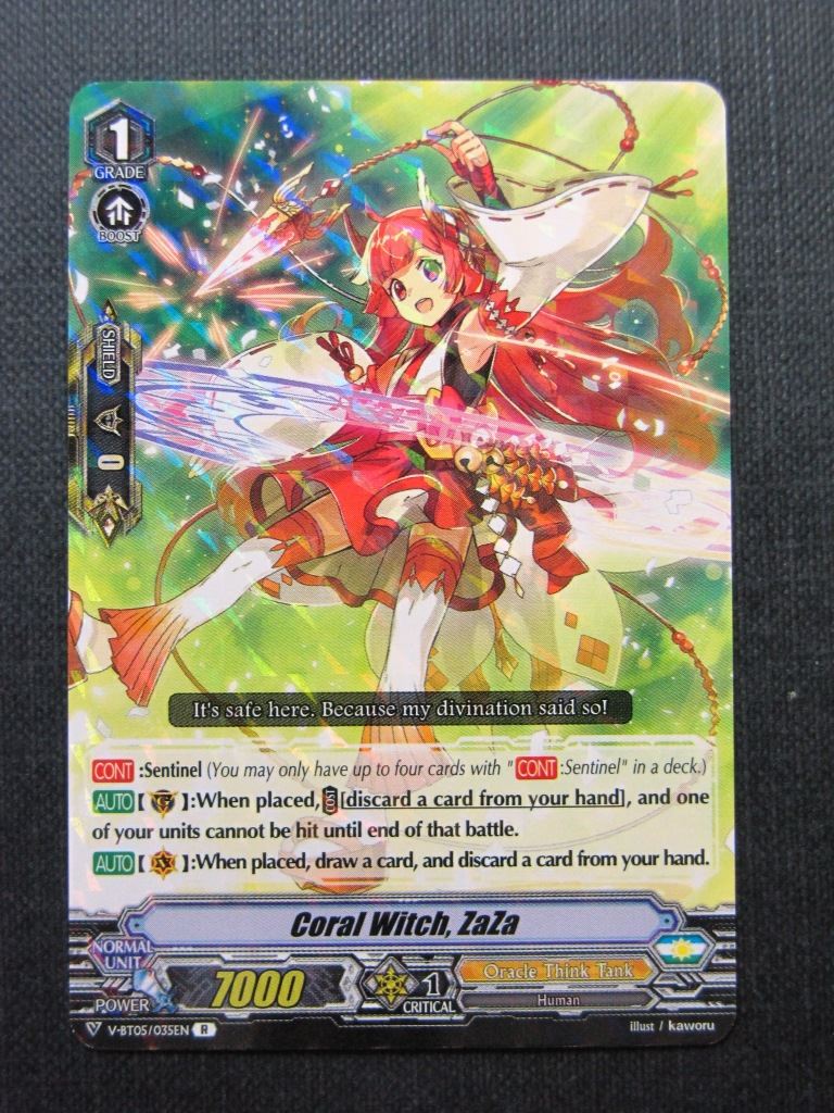 Coral Witch ZaZa V-BT05 R - Vanguard Cards #3V