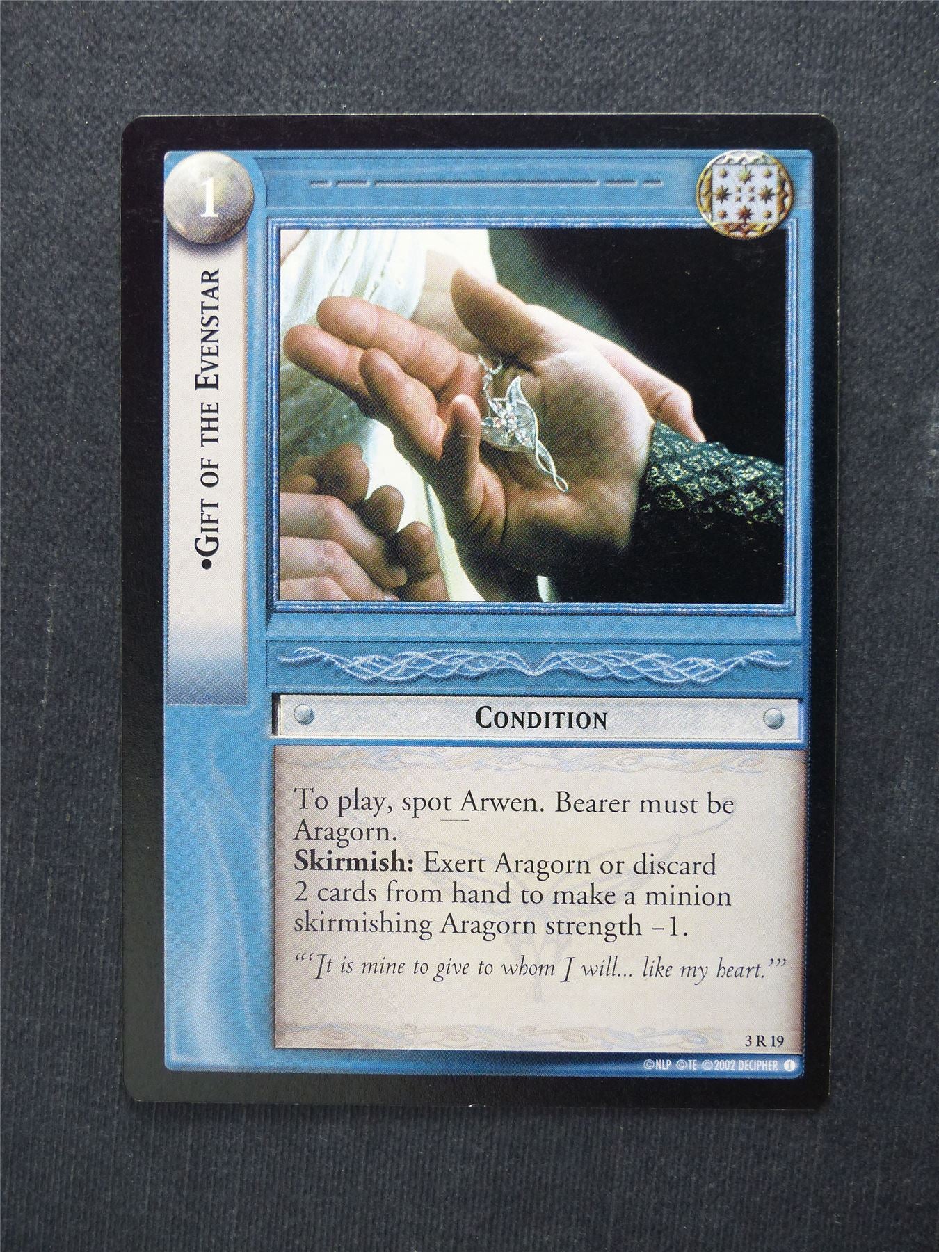 Gift of the Evenstar 3 R 19 - LotR Cards #47