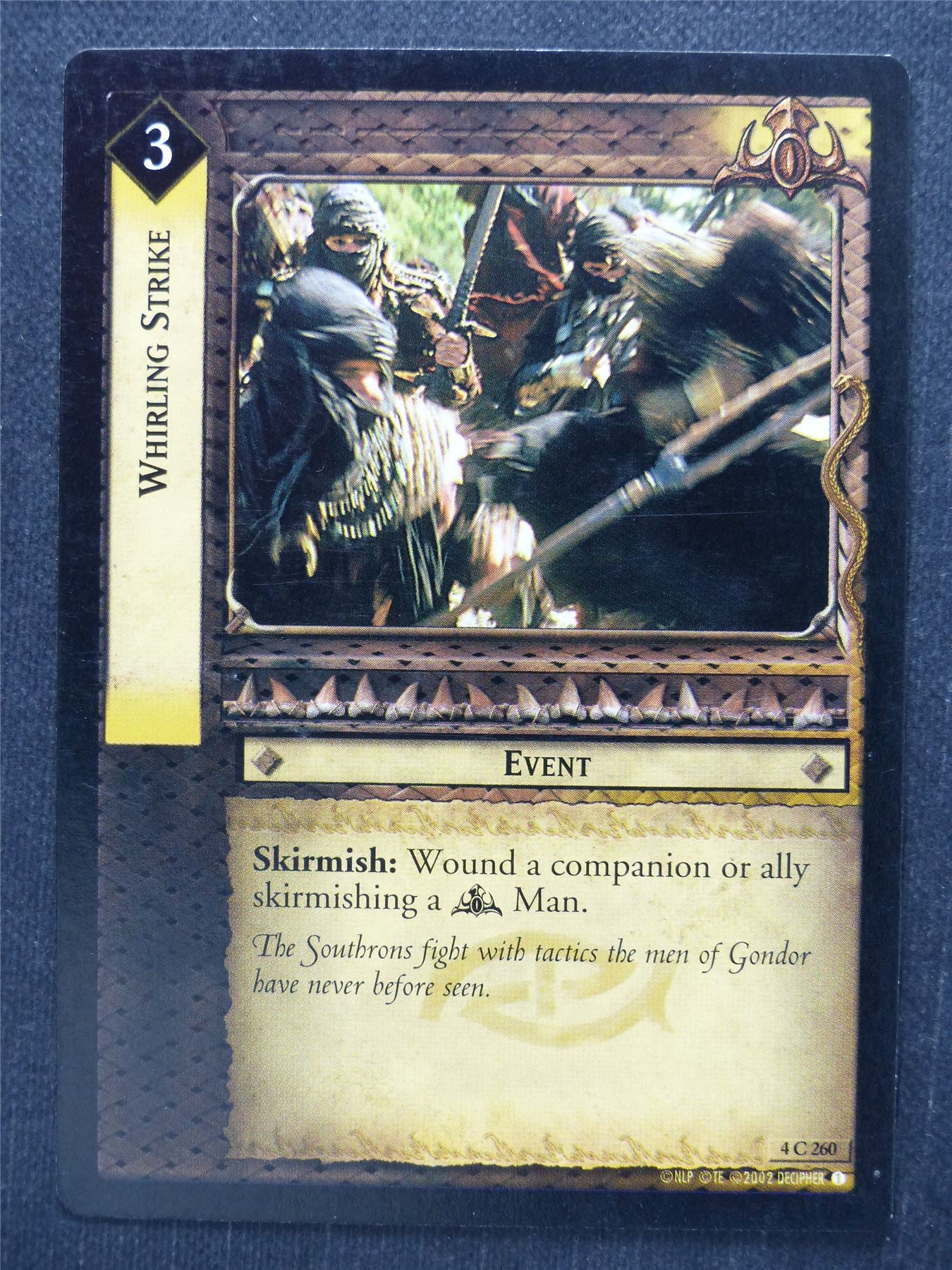 Whirling Strike 4 C 260 - LotR Cards #LE