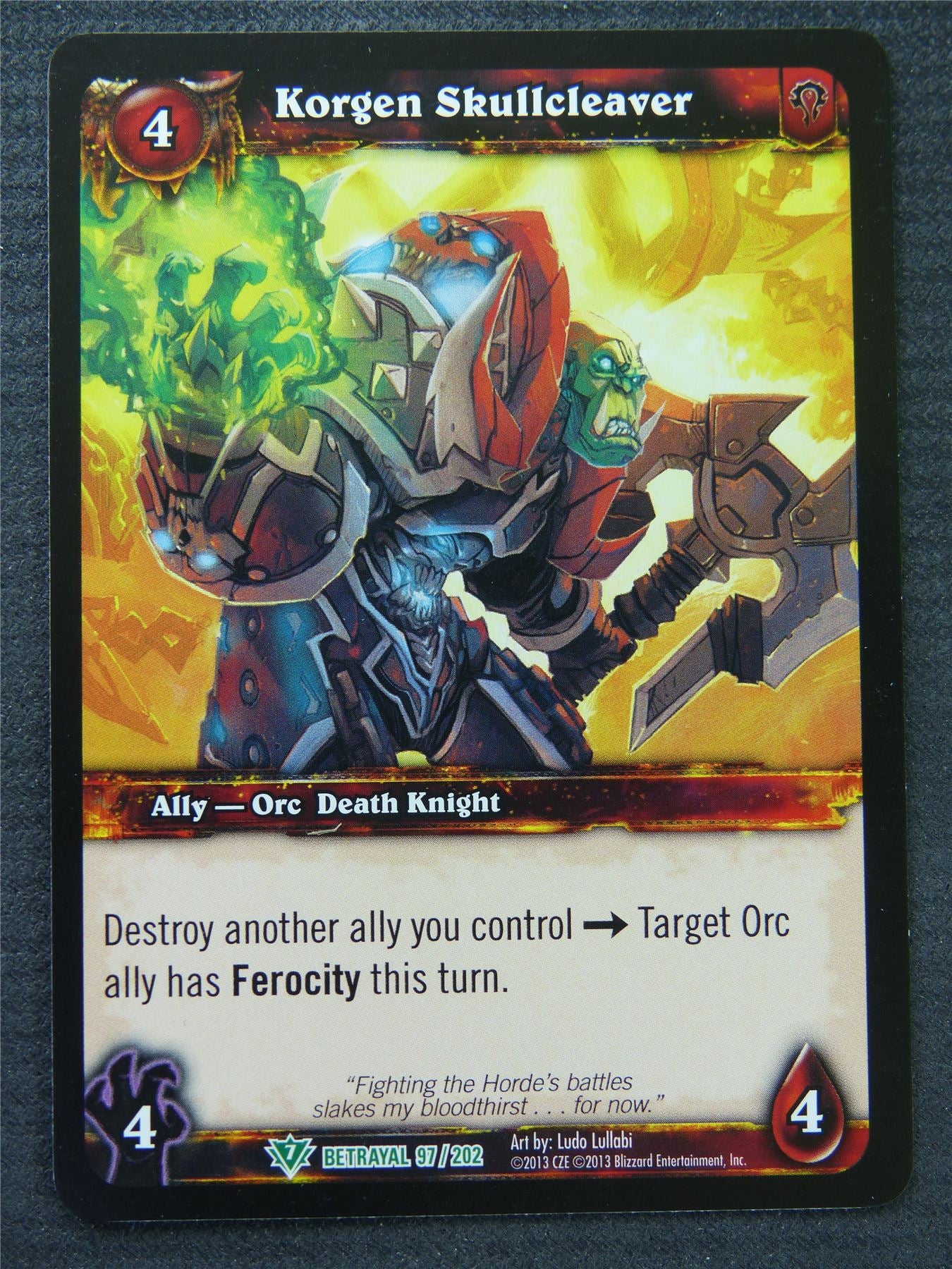 Korgen Skullcleaver - Uncommon - World Of Warcraft #1H1