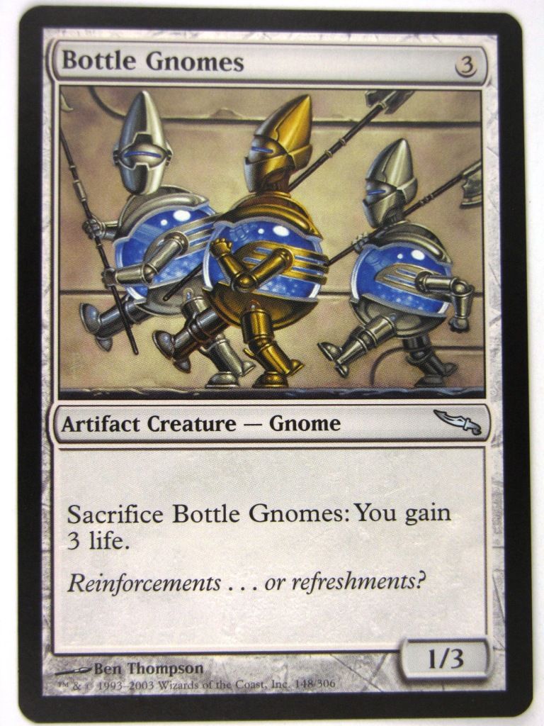 MTG Magic: the Gathering Cards: BOTTLE GNOMES: MRD