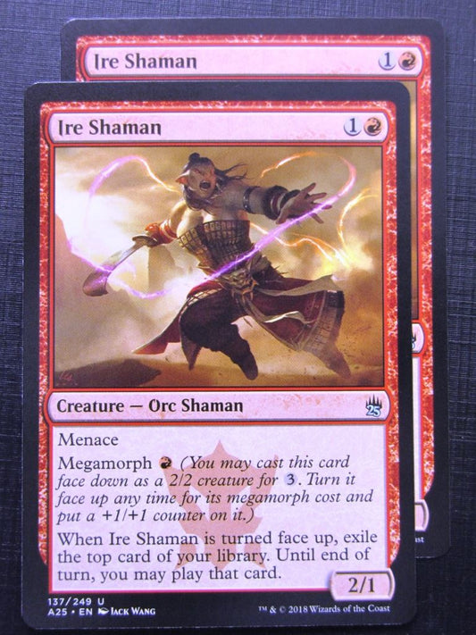 Ire Shaman x2 - Masters 25 - Mtg Card # 10A75
