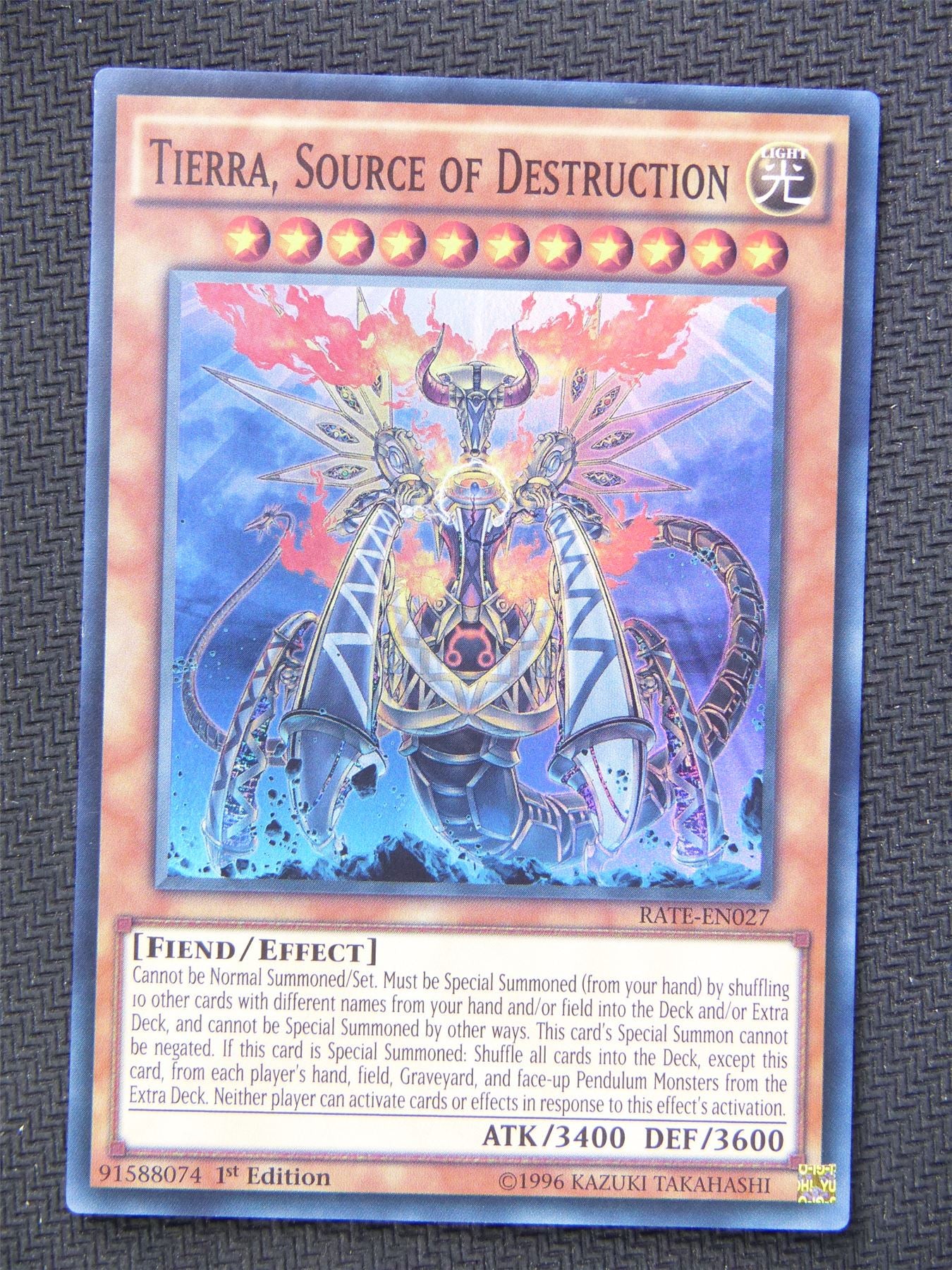 Tierra Source of Destruction RATE - Super Rare - Yugioh Card #5NA