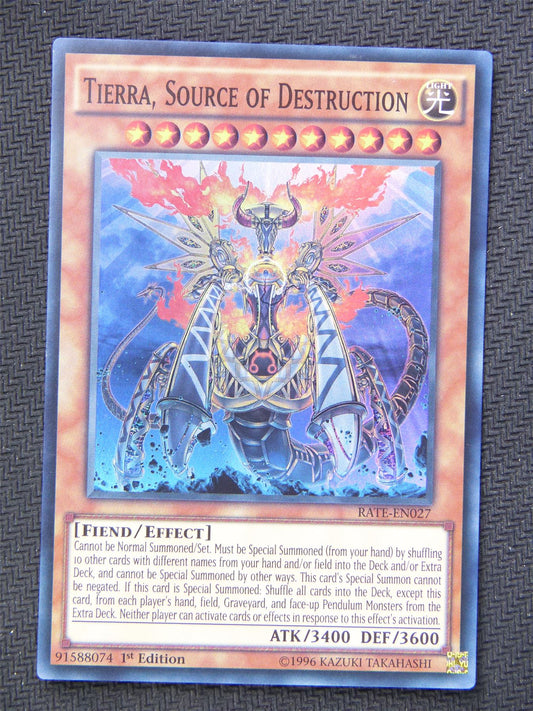 Tierra Source of Destruction RATE - Super Rare - Yugioh Card #5NA