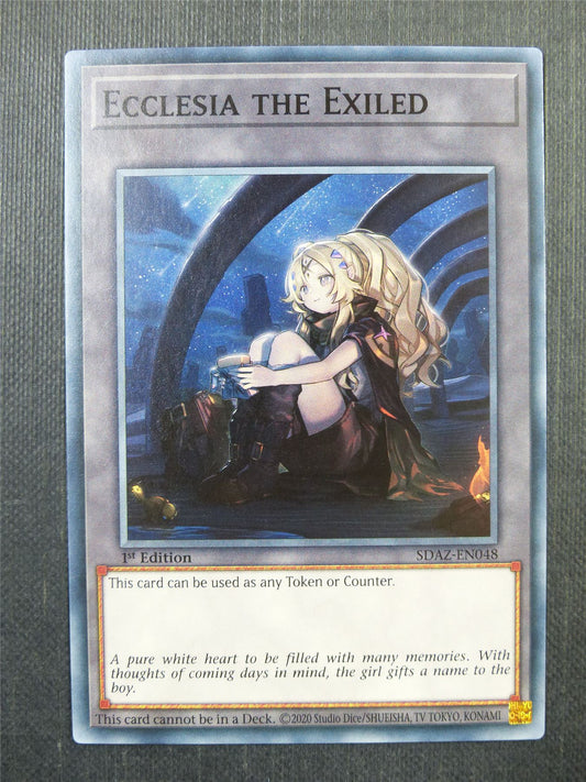 Ecclesia the Exiled Token SDAZ - 1st ed Yugioh Card #406