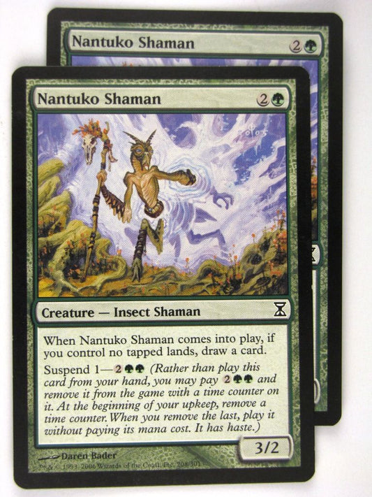 MTG Magic: The Gathering Cards: NANTUKO SHAMAN x2: TSP