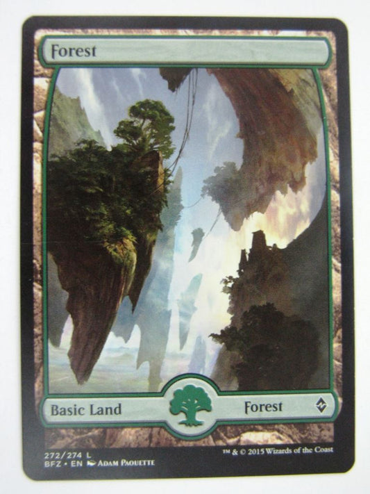 MTG Magic Cards: FULLART FOREST 272/274 # 5D17