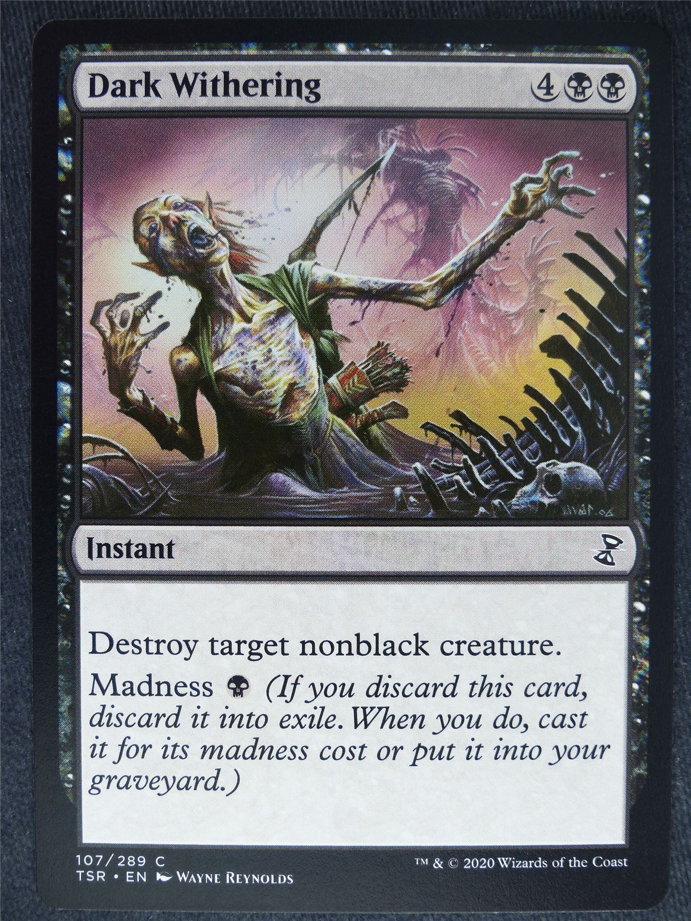 Dark Withering - Remastered - Mtg Magic Cards #W3
