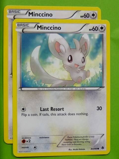 POKEMON B&W Emerging Powers x2 - MINCCINO 84/98