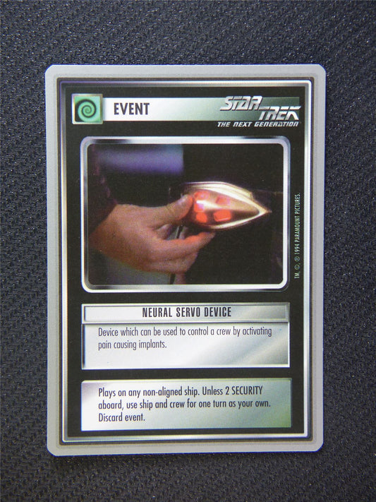 Event Neuro Servo Device - Star Trek Silver Border Card Decipher #2D0