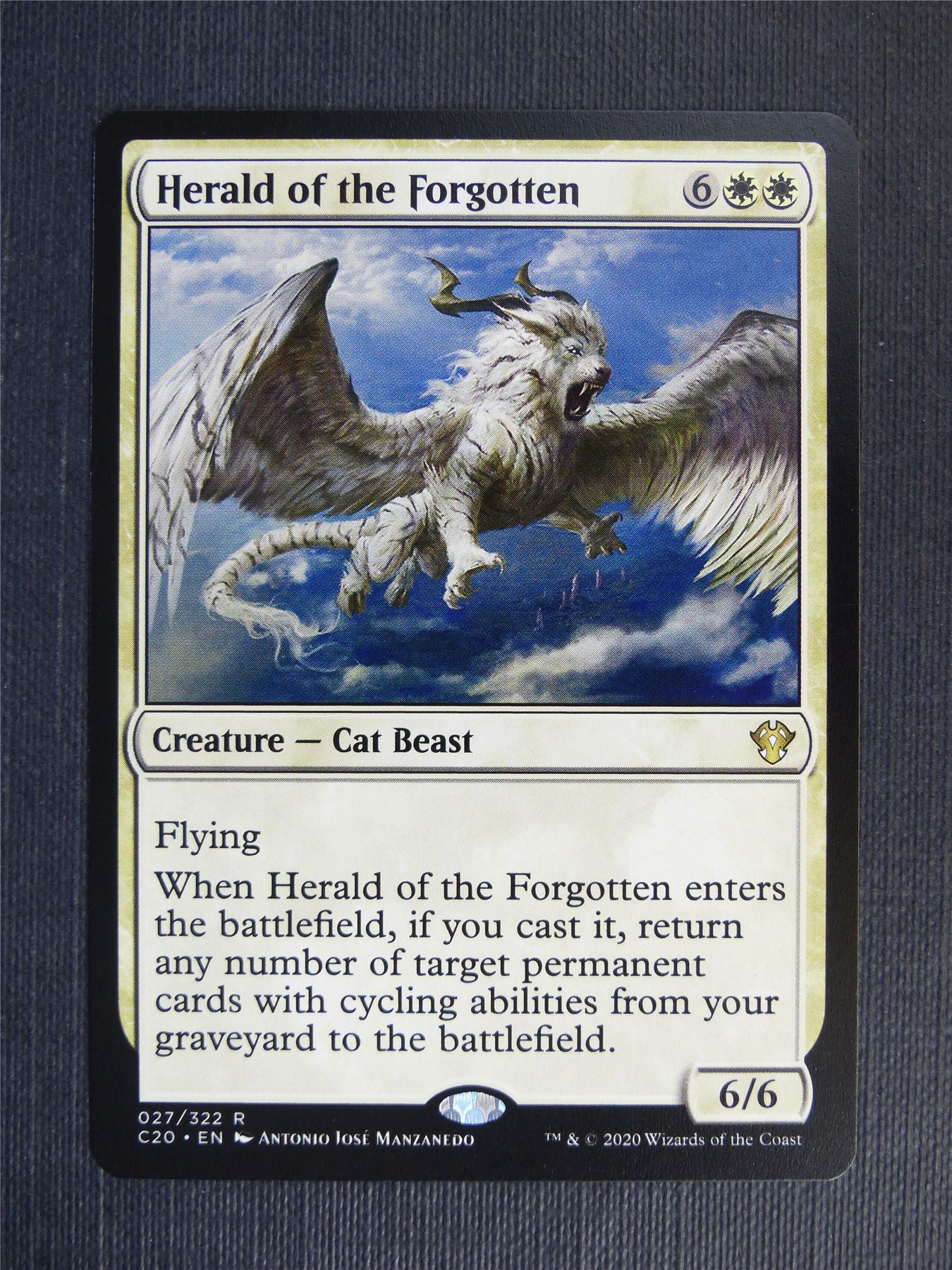 Herald of the Forgotten - C20 - Mtg Card