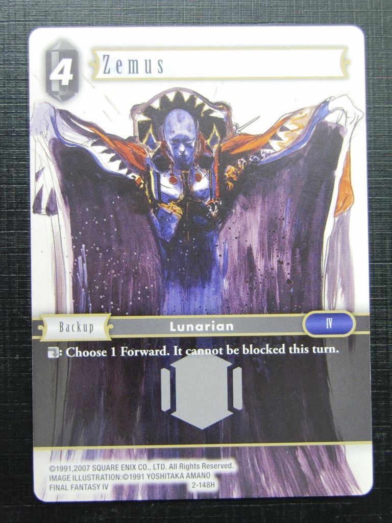 Final Fantasy Cards: ZEMUS 2-148H # 28A62