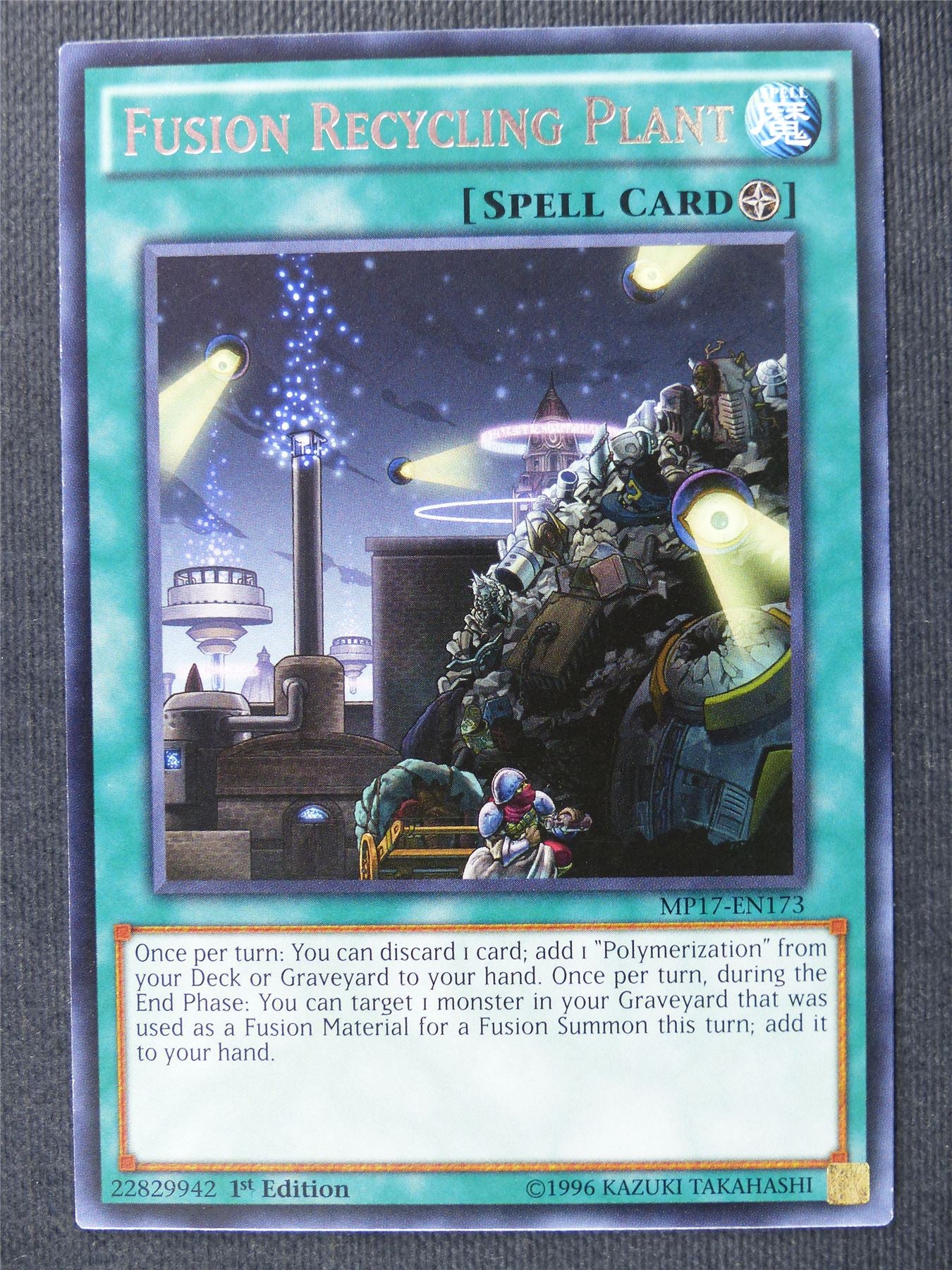 Fusion Recycling Plant MP17 Rare - 1st ed - Yugioh Cards #2MP