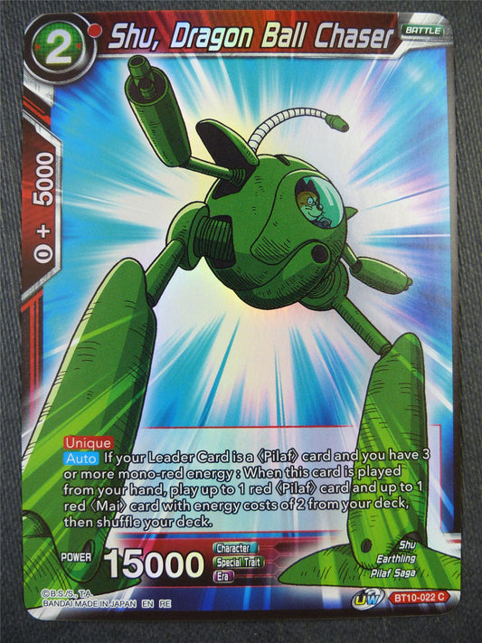 Shu Dragon Ball Chaser BT10 Foil - Dragon Bal Super Card #8YT