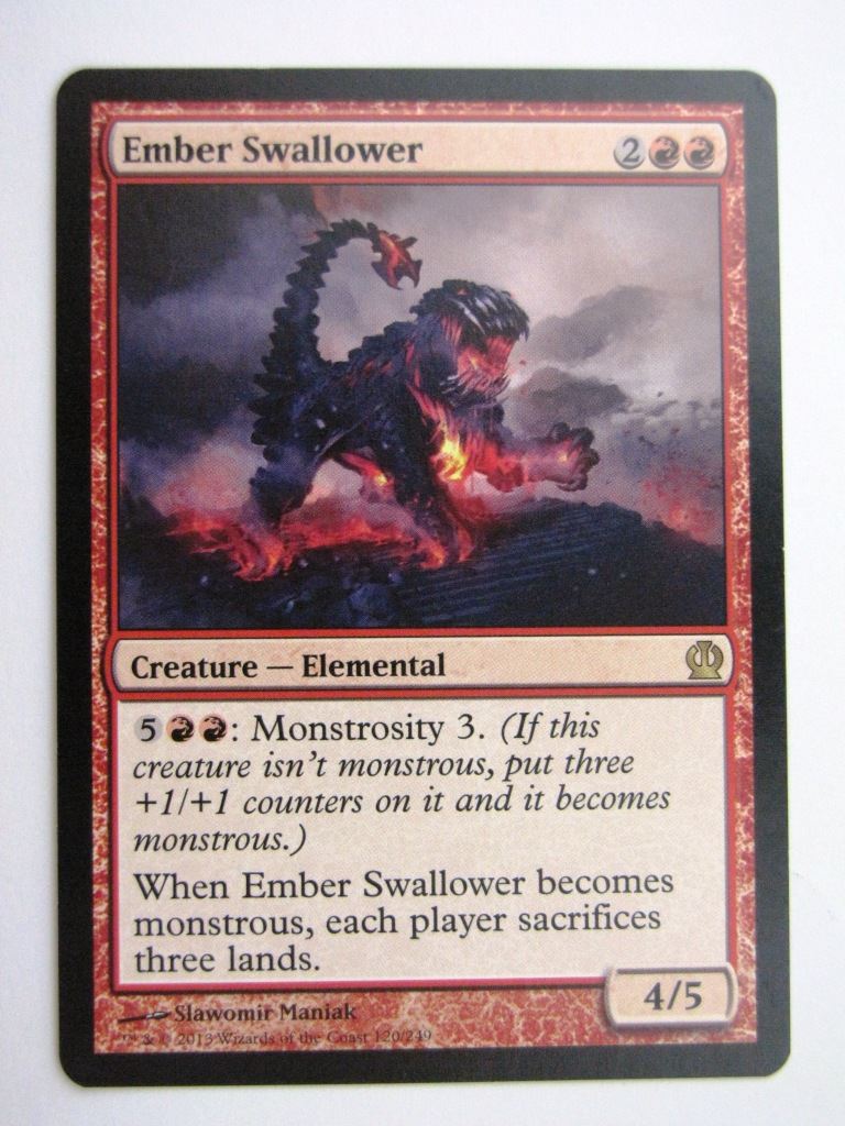 MTG Magic Played Cards: EMBER SWALLOWER # 26A82