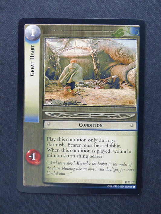 Great Heart 10 C 107 - LotR Cards #1U