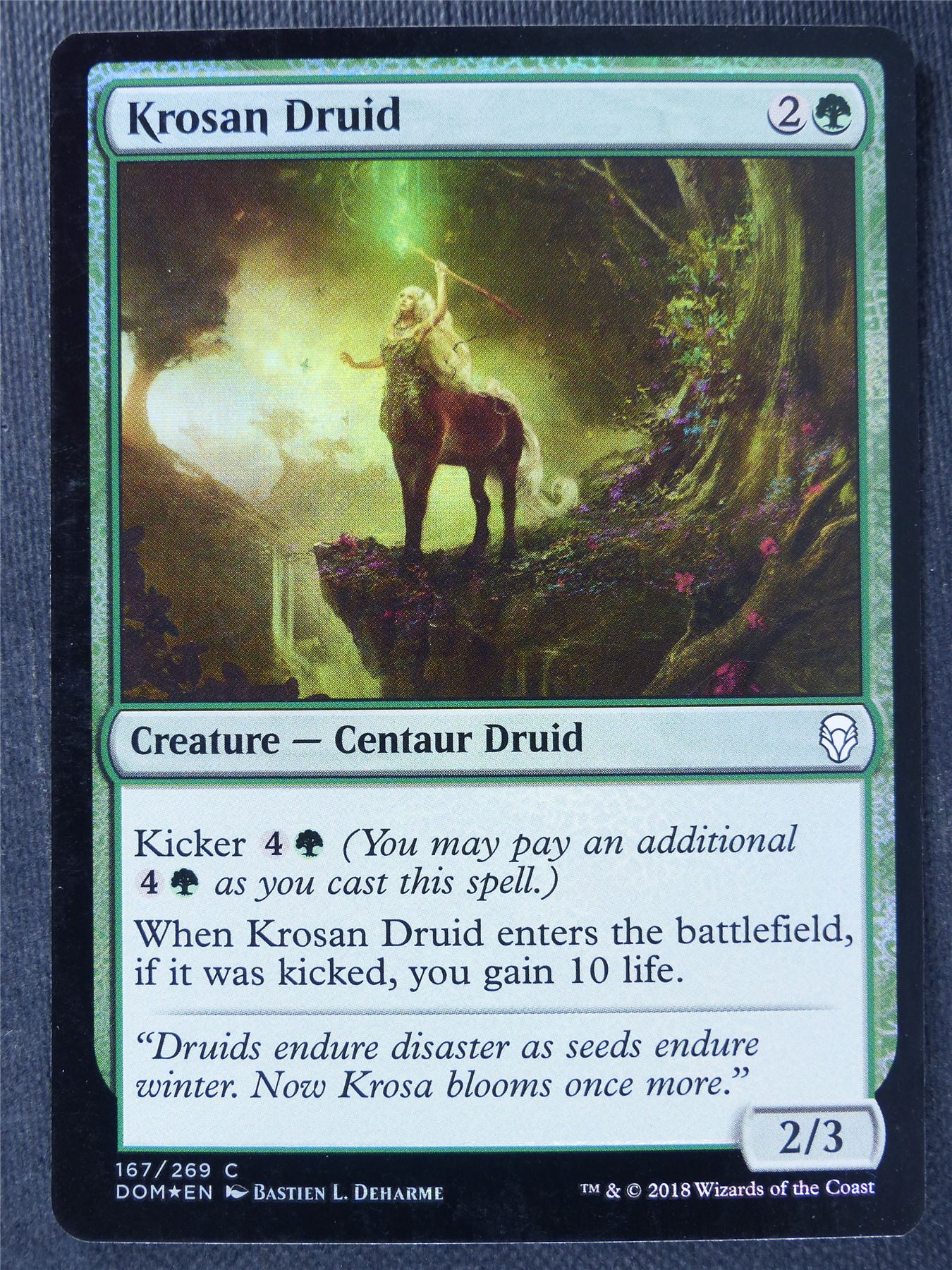 Krosan Druid Foil - Mtg Magic Cards #TA