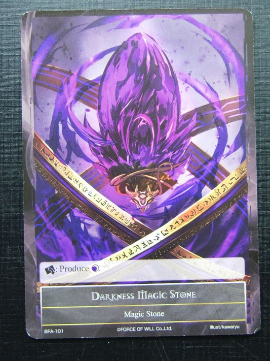Force of Will Cards: DARKNESS MAGIC STONE BFA # 24F5