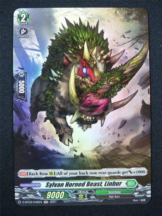 Sylvan Horned Beast Linbur D-BT03 H - Vanguard Card #30K