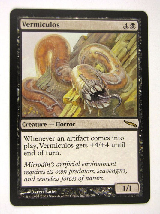 MTG Magic: the Gathering Cards: VERMICULOS: MRD