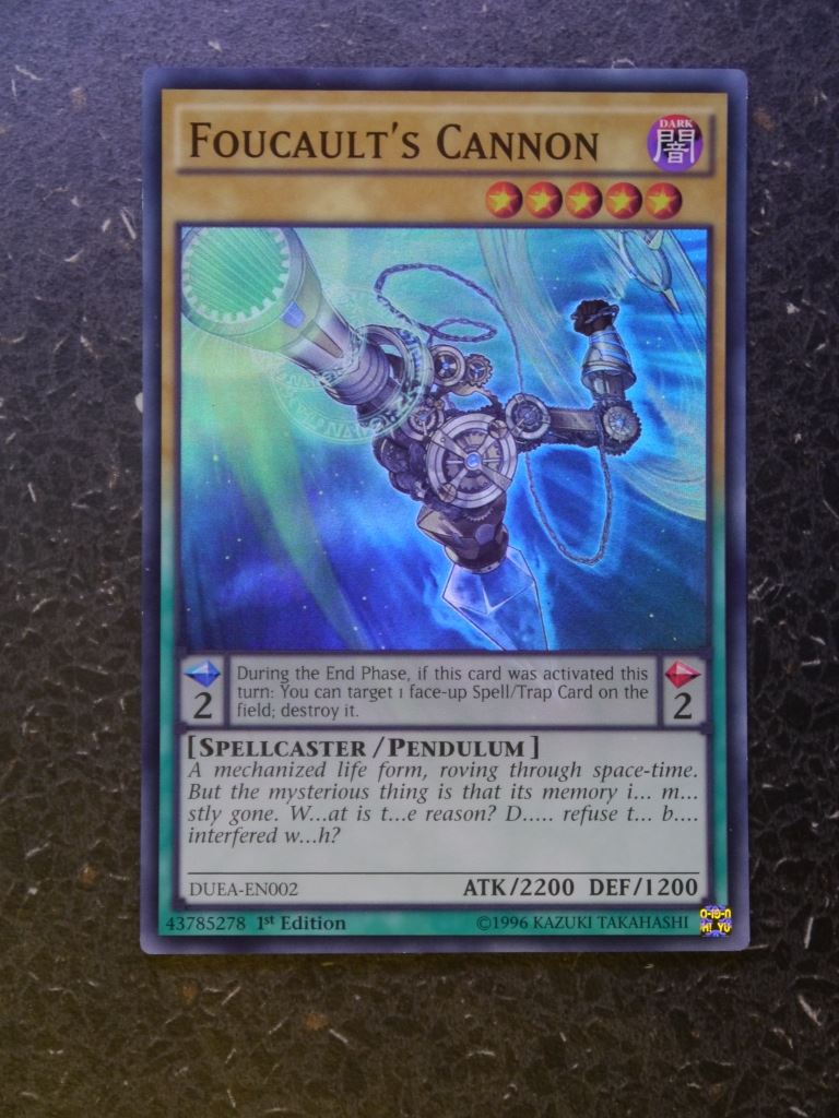 Yugioh Cards: FOUCAULT'S CANNON DUEA SUPER RARE # I19