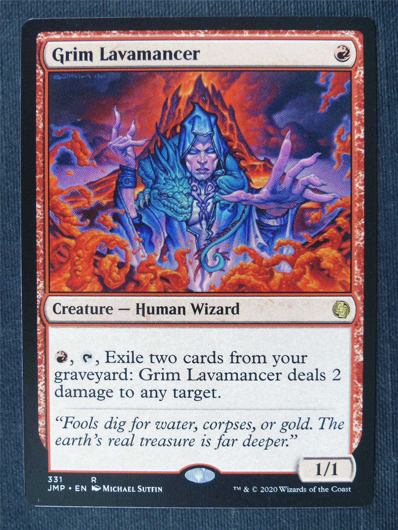Grim Lavamancer - Mtg Magic Cards #3Z1