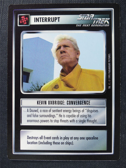 Kevin Uxbridge: Convergence - NG - Star Trek Card #4T1