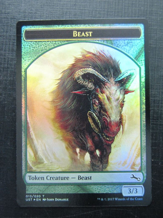 Beast - Unstable Foil Token - Mtg Card # 5H43
