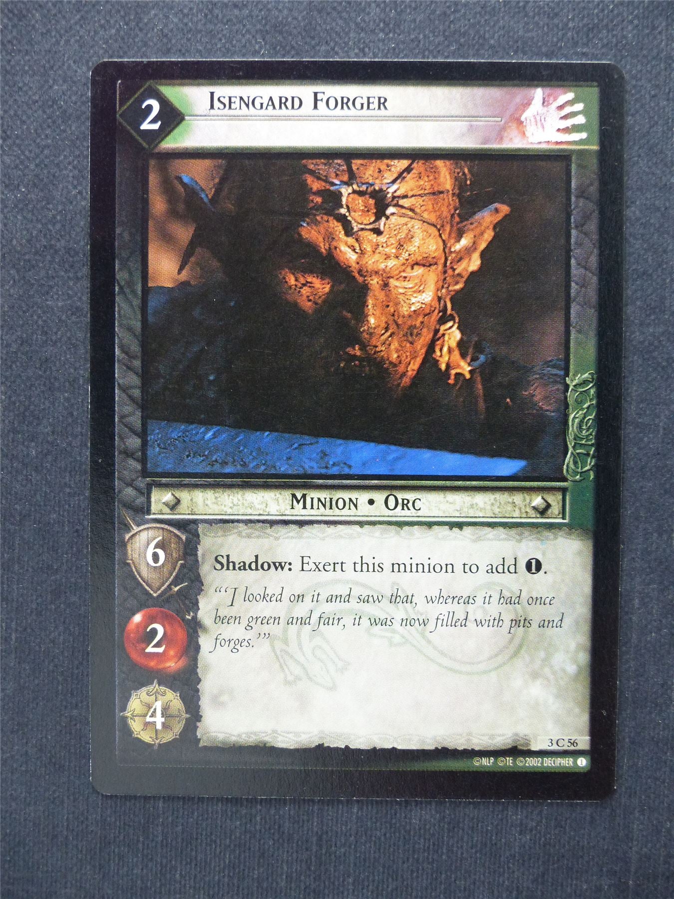 Isengard Forger 3 C 56 - LotR Cards #7X