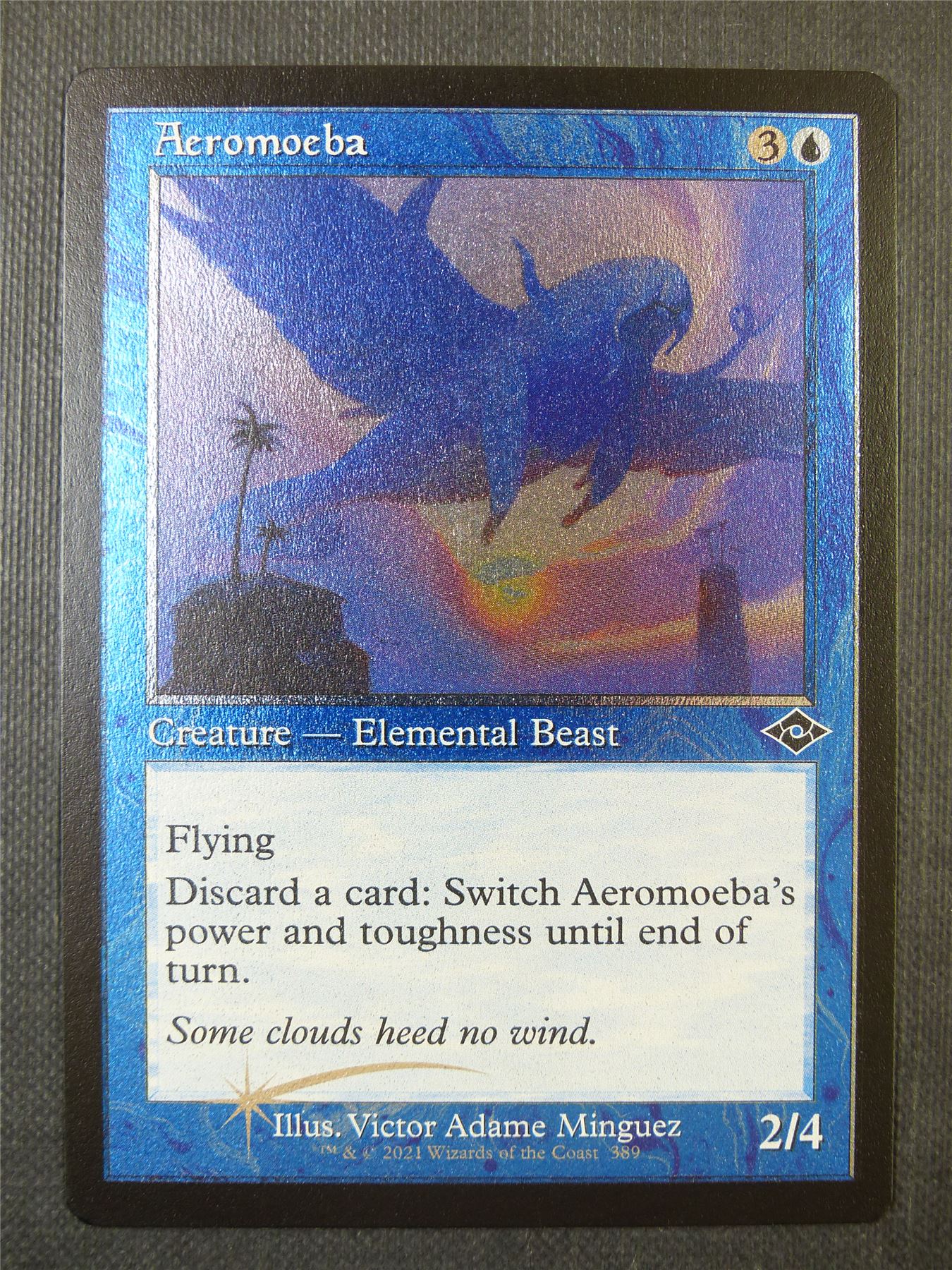 Aeromoeba Retro Etched Foil - Mtg Card #8RF